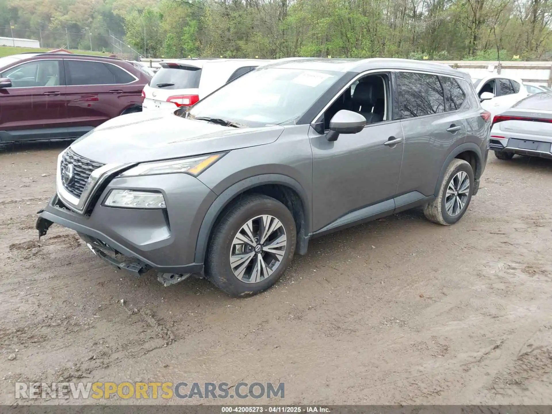 2 Photograph of a damaged car 5N1AT3BA5MC845901 NISSAN ROGUE 2021
