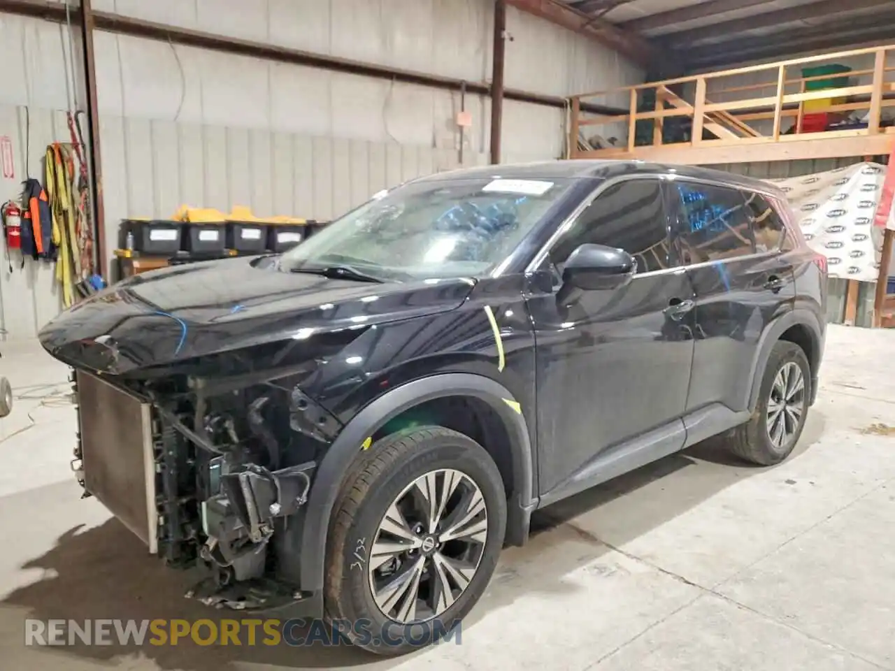 1 Photograph of a damaged car 5N1AT3BA6MC684300 NISSAN ROGUE 2021