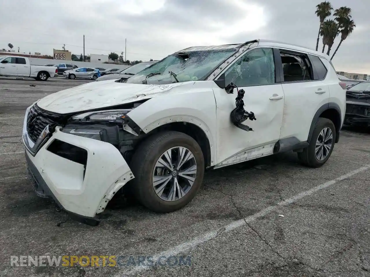 1 Photograph of a damaged car 5N1AT3BA6MC689707 NISSAN ROGUE 2021