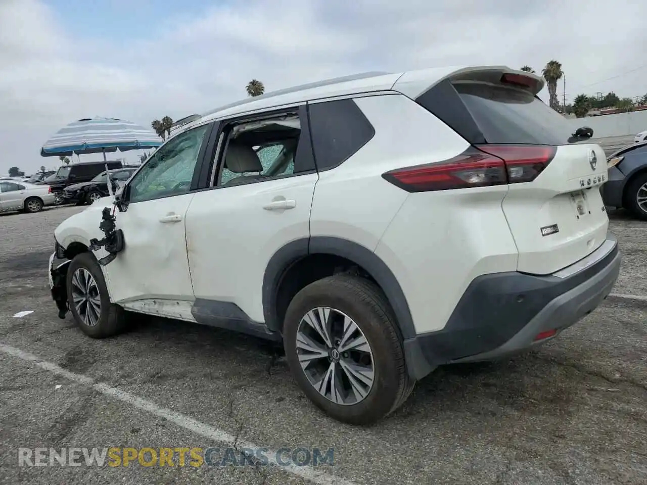 2 Photograph of a damaged car 5N1AT3BA6MC689707 NISSAN ROGUE 2021