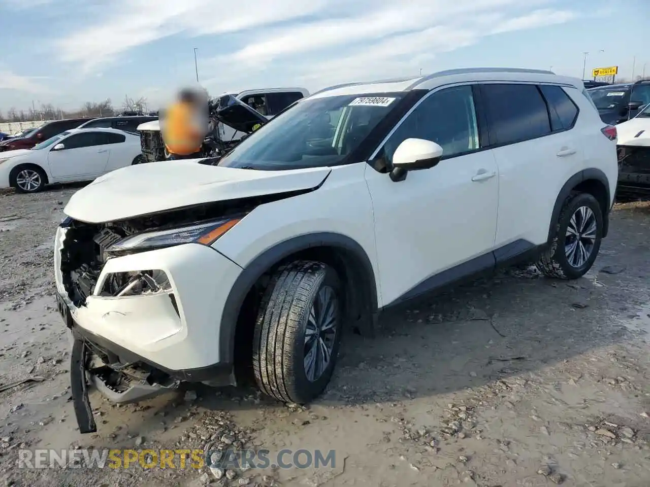 1 Photograph of a damaged car 5N1AT3BA6MC698701 NISSAN ROGUE 2021