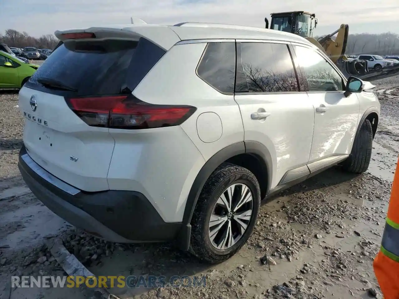 3 Photograph of a damaged car 5N1AT3BA6MC698701 NISSAN ROGUE 2021
