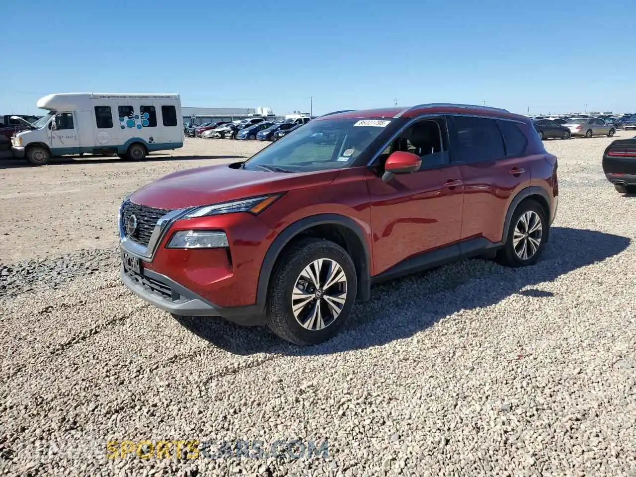 1 Photograph of a damaged car 5N1AT3BA6MC712242 NISSAN ROGUE 2021