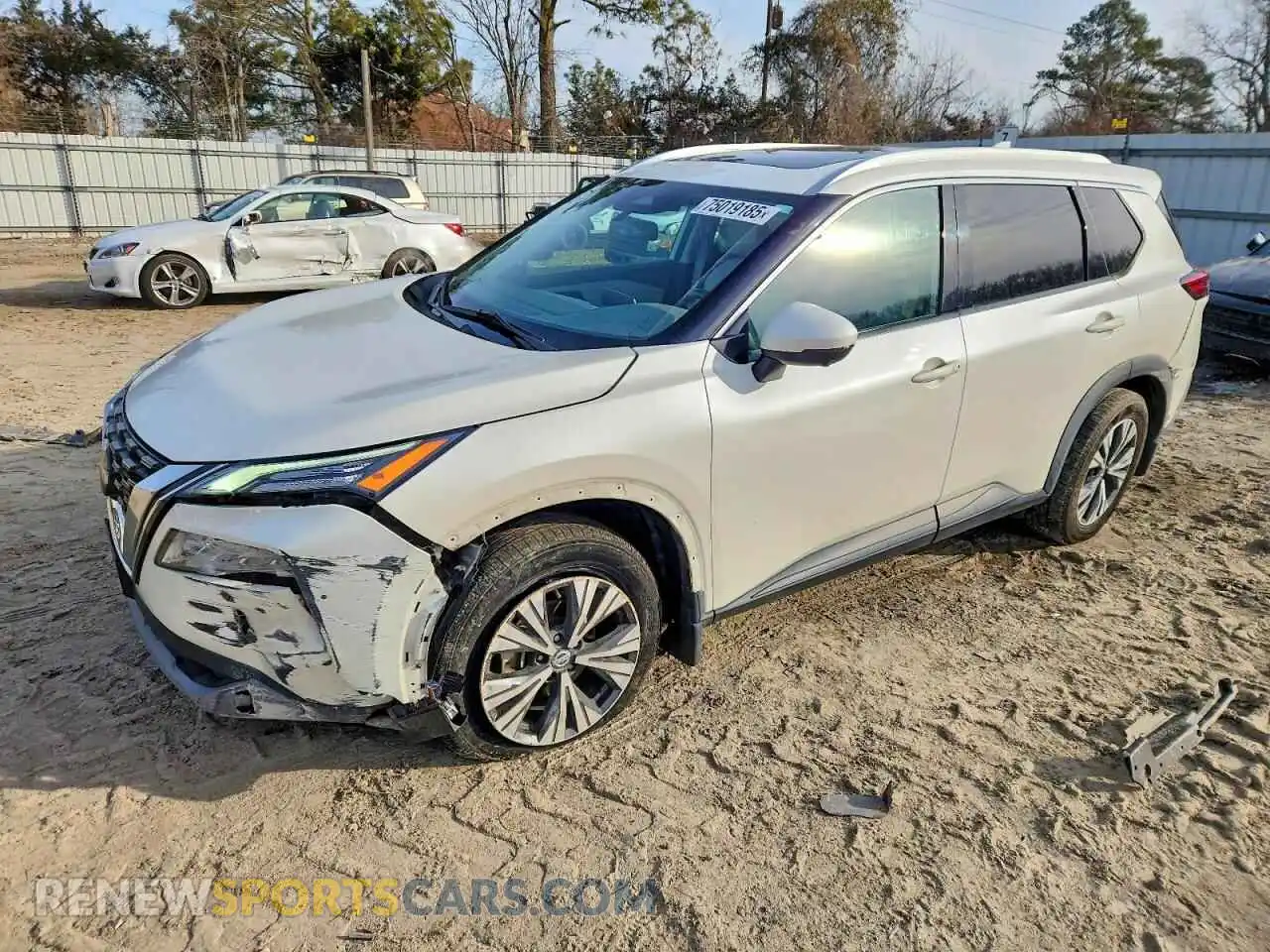 1 Photograph of a damaged car 5N1AT3BA6MC725461 NISSAN ROGUE 2021