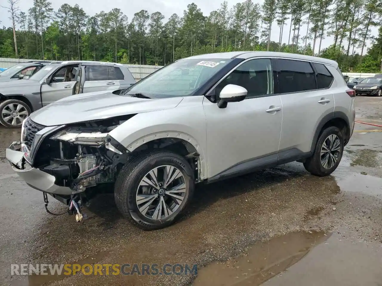 1 Photograph of a damaged car 5N1AT3BA6MC732894 NISSAN ROGUE 2021