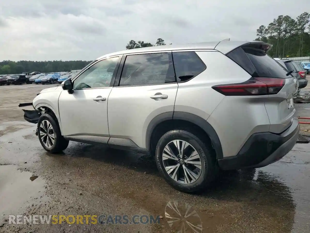 2 Photograph of a damaged car 5N1AT3BA6MC732894 NISSAN ROGUE 2021