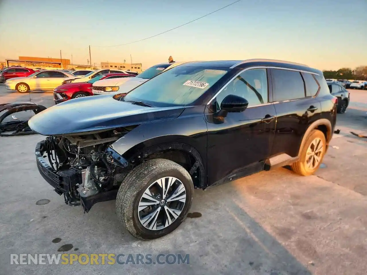 1 fotografías del automóvil dañado 5N1AT3BA6MC733236 NISSAN ROGUE 2021