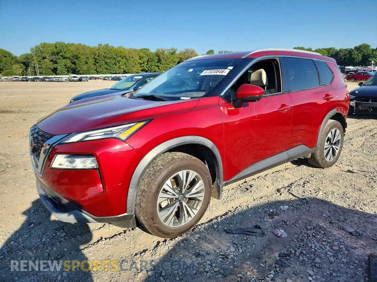 1 Photograph of a damaged car 5N1AT3BA6MC735441 NISSAN ROGUE 2021
