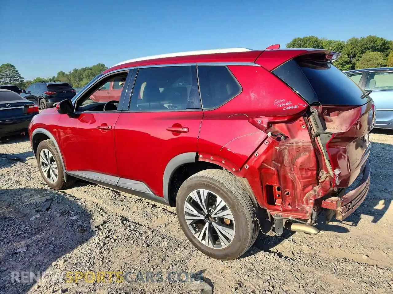 2 Photograph of a damaged car 5N1AT3BA6MC735441 NISSAN ROGUE 2021