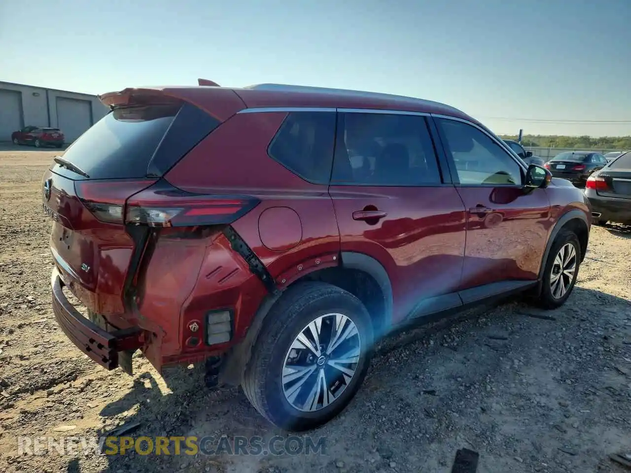 3 Photograph of a damaged car 5N1AT3BA6MC735441 NISSAN ROGUE 2021