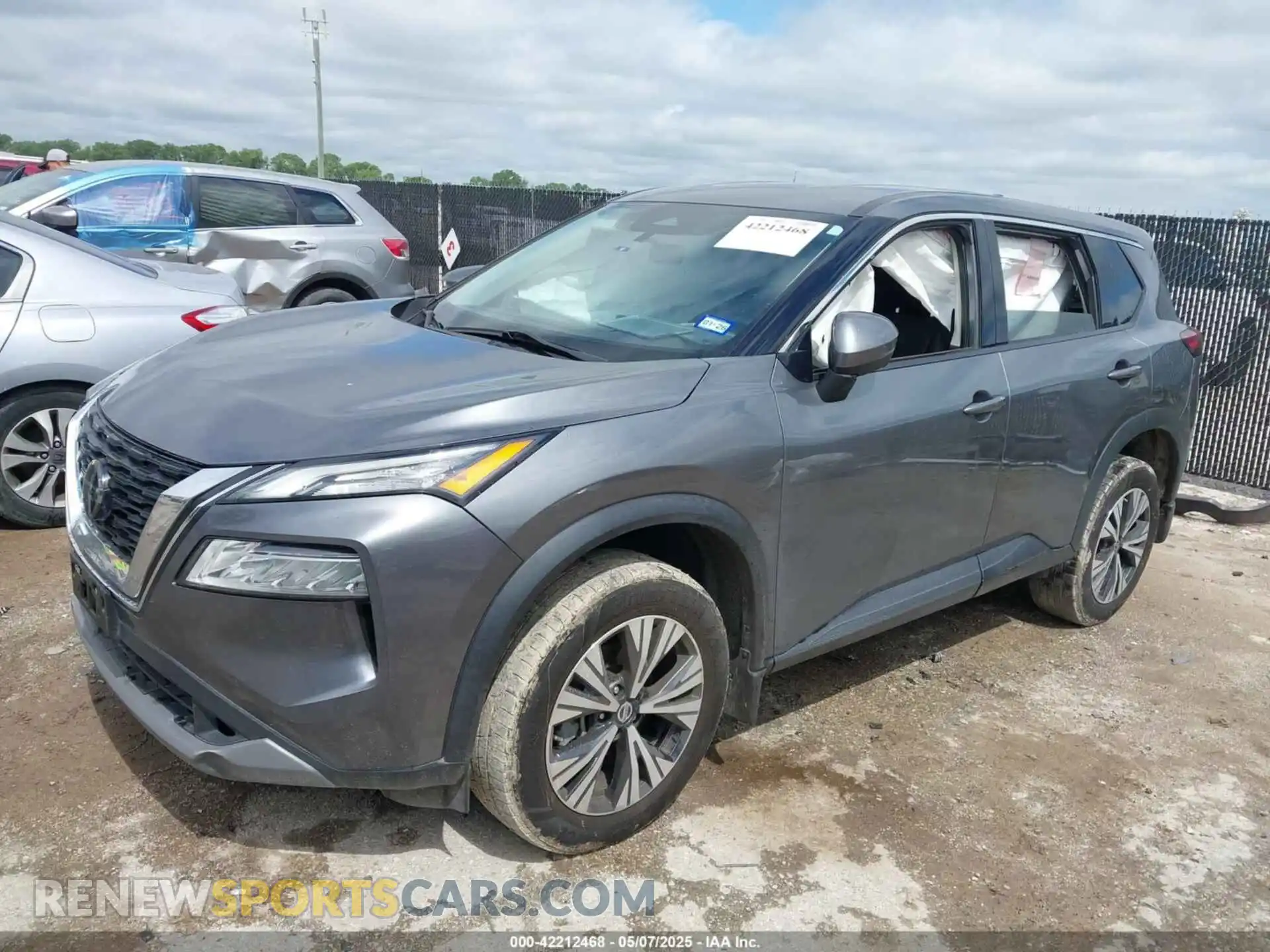 2 Photograph of a damaged car 5N1AT3BA6MC744768 NISSAN ROGUE 2021
