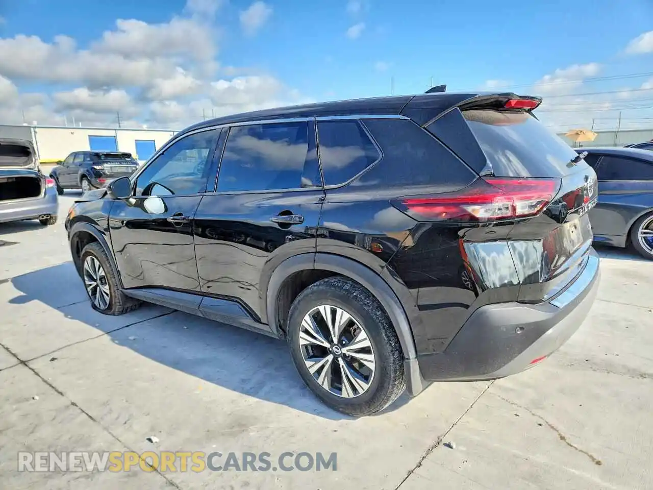2 Photograph of a damaged car 5N1AT3BA6MC744849 NISSAN ROGUE 2021