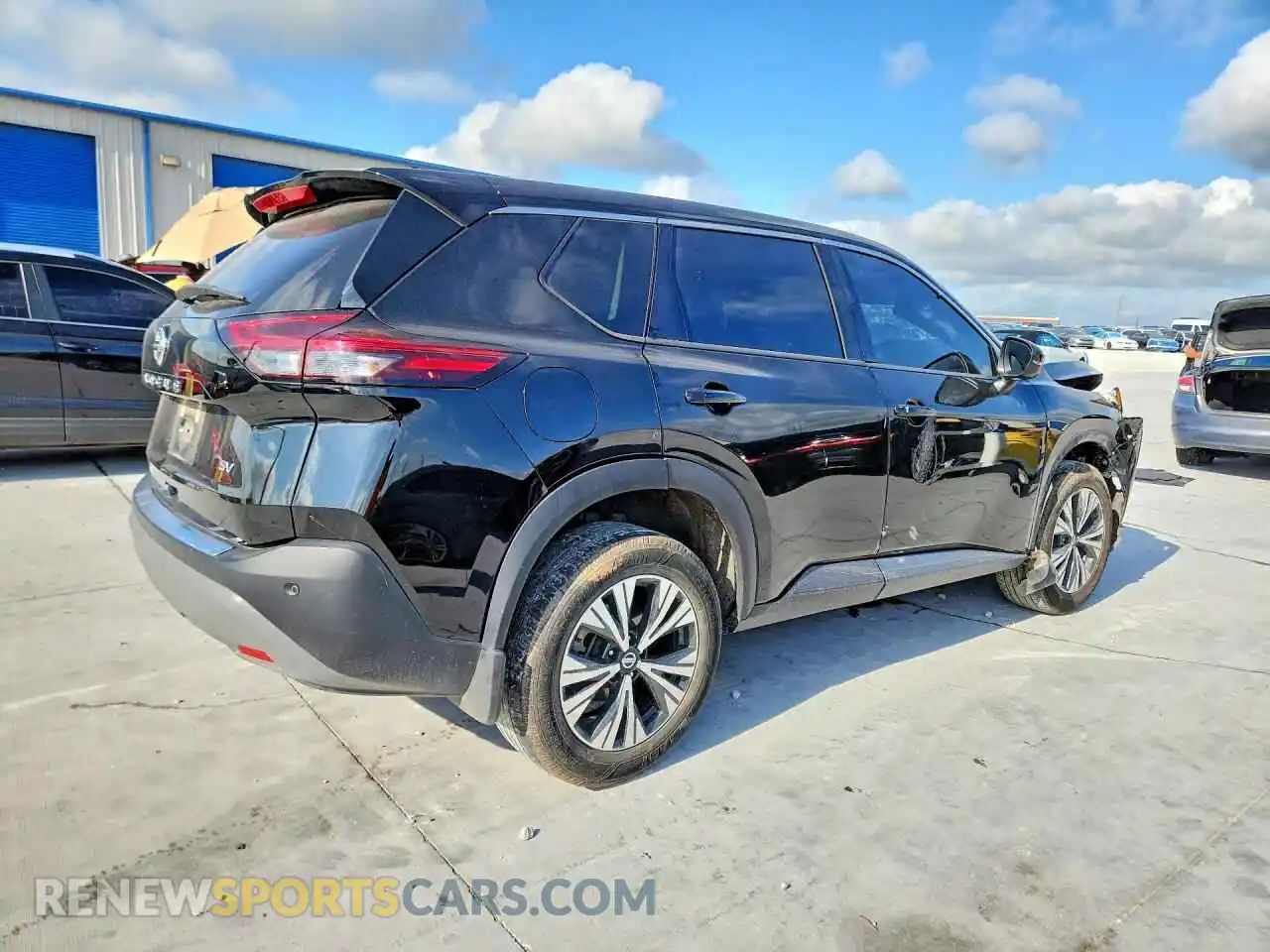 3 Photograph of a damaged car 5N1AT3BA6MC744849 NISSAN ROGUE 2021