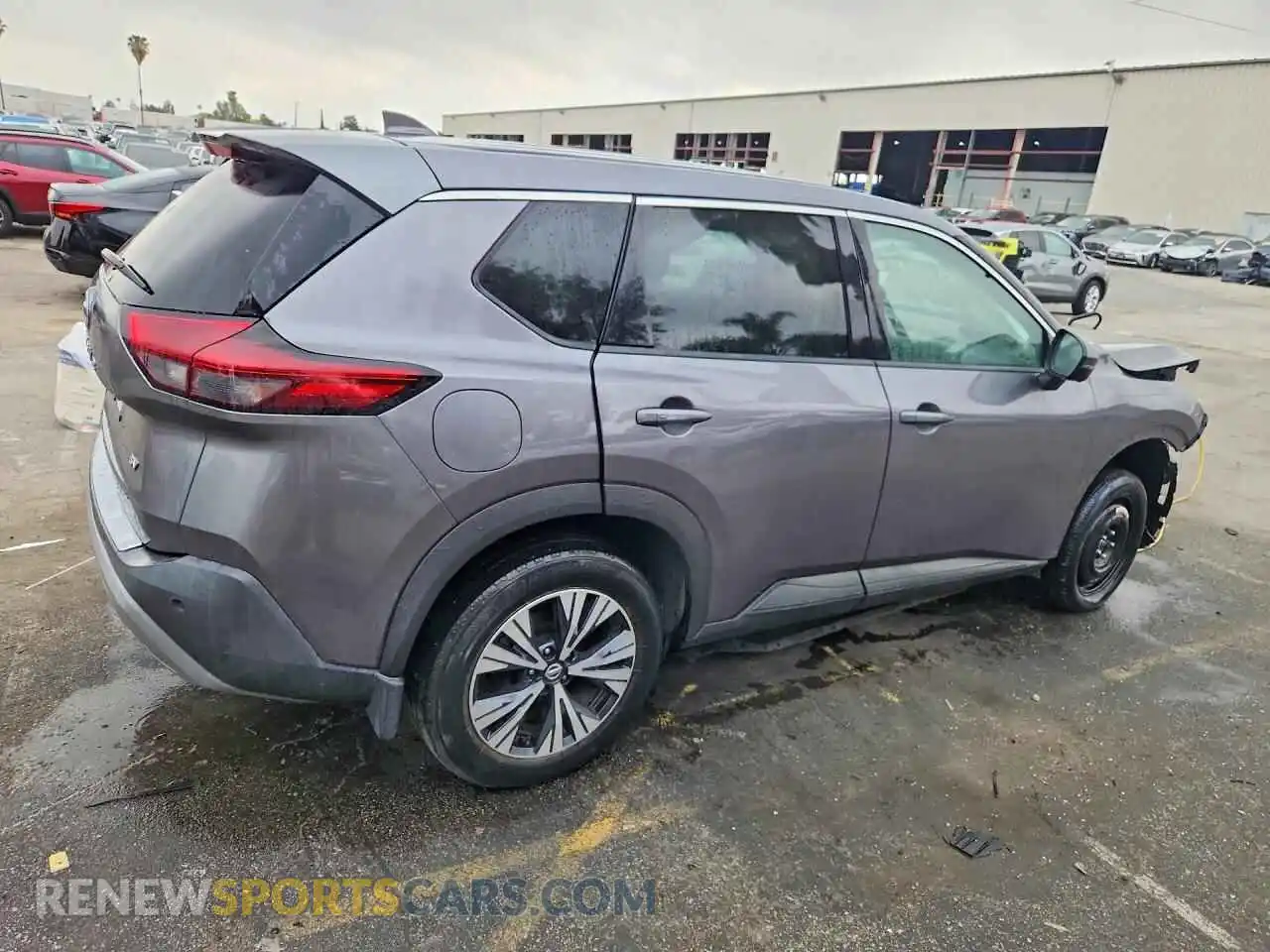 3 fotografías del automóvil dañado 5N1AT3BA6MC770383 NISSAN ROGUE 2021