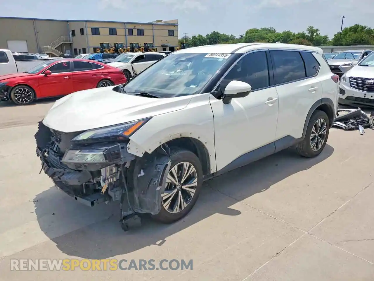 1 Photograph of a damaged car 5N1AT3BA6MC777057 NISSAN ROGUE 2021