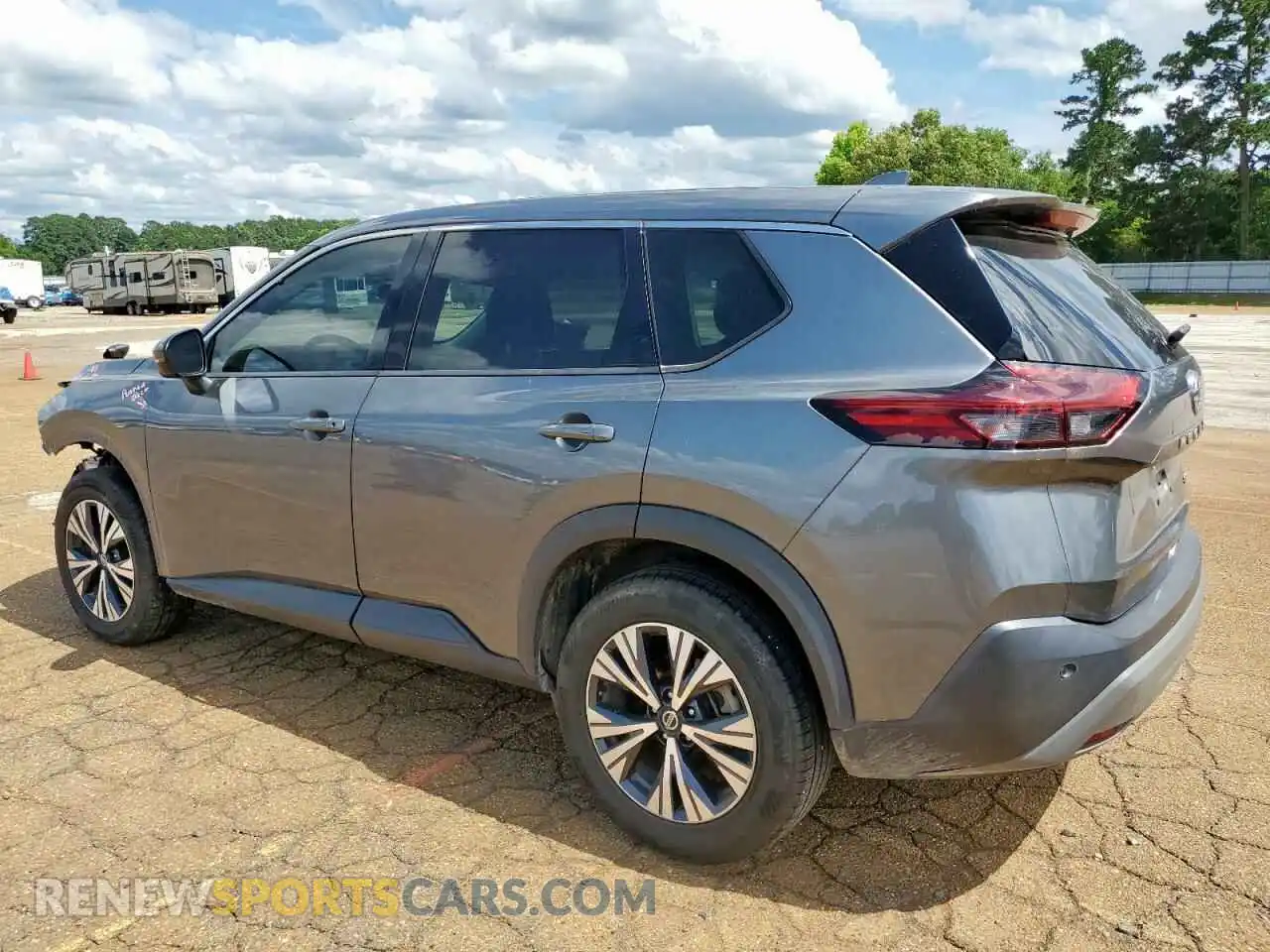 2 Photograph of a damaged car 5N1AT3BA6MC778709 NISSAN ROGUE 2021