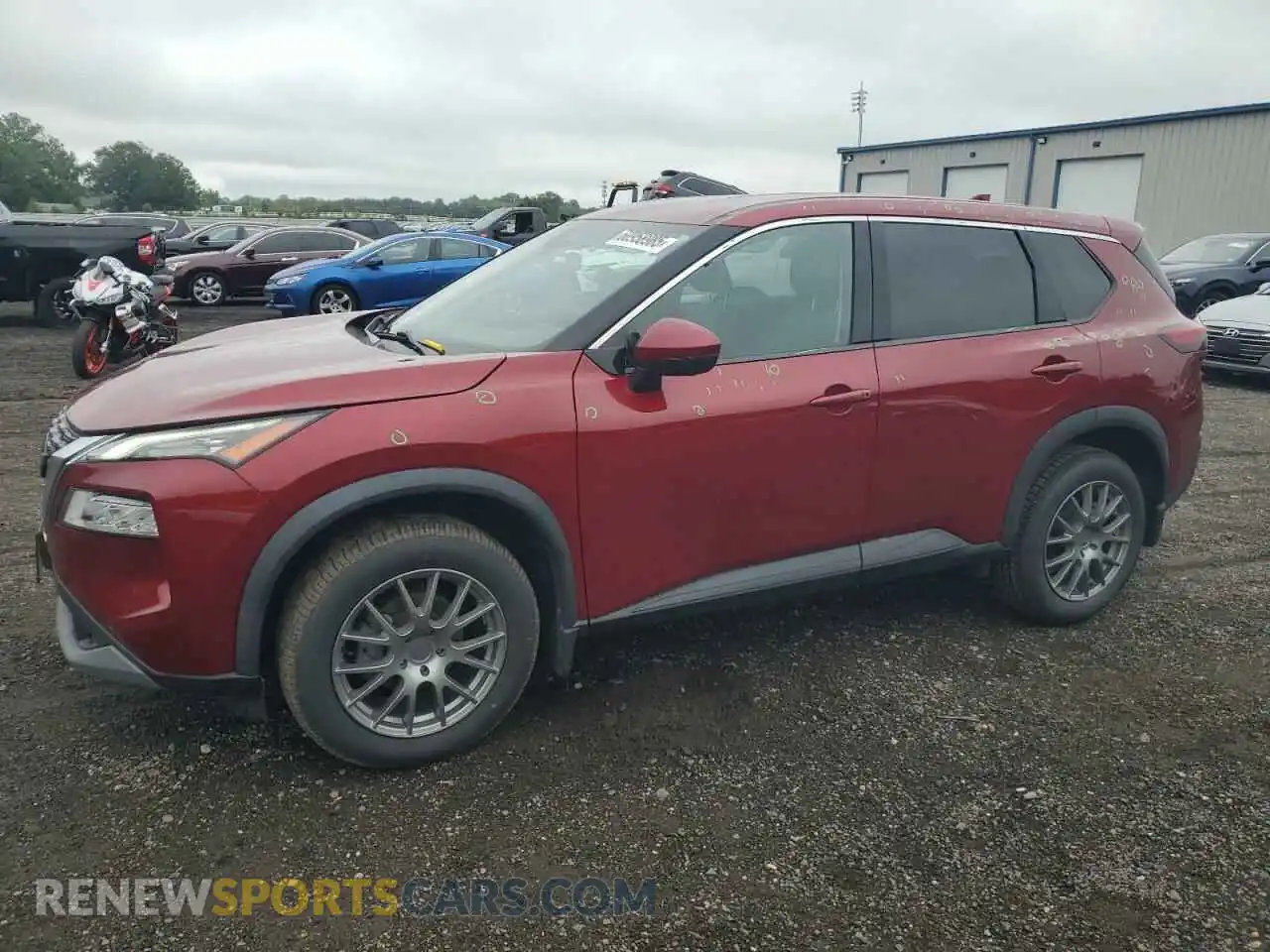 1 Photograph of a damaged car 5N1AT3BA6MC793758 NISSAN ROGUE 2021