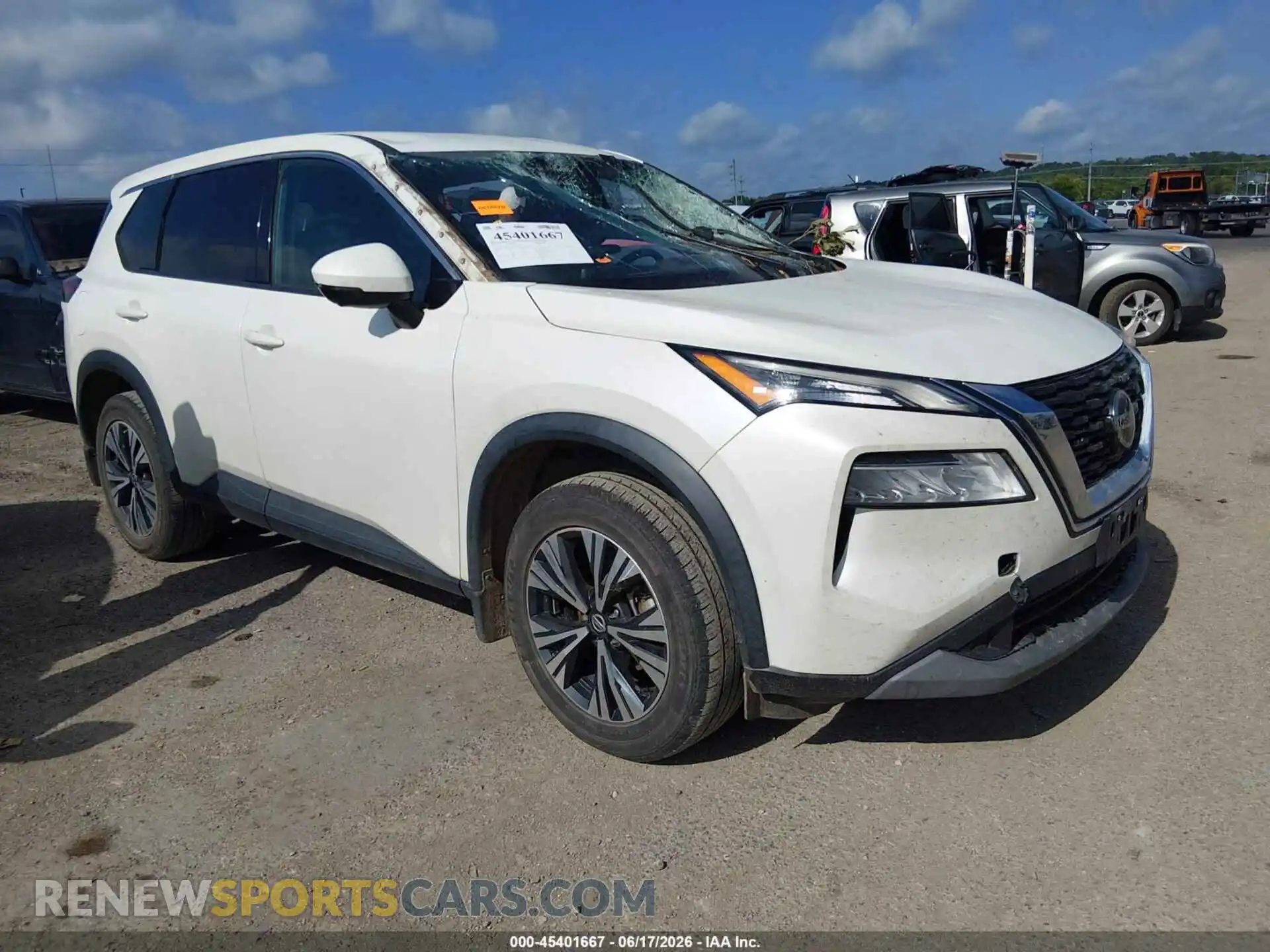 1 Photograph of a damaged car 5N1AT3BA6MC801518 NISSAN ROGUE 2021
