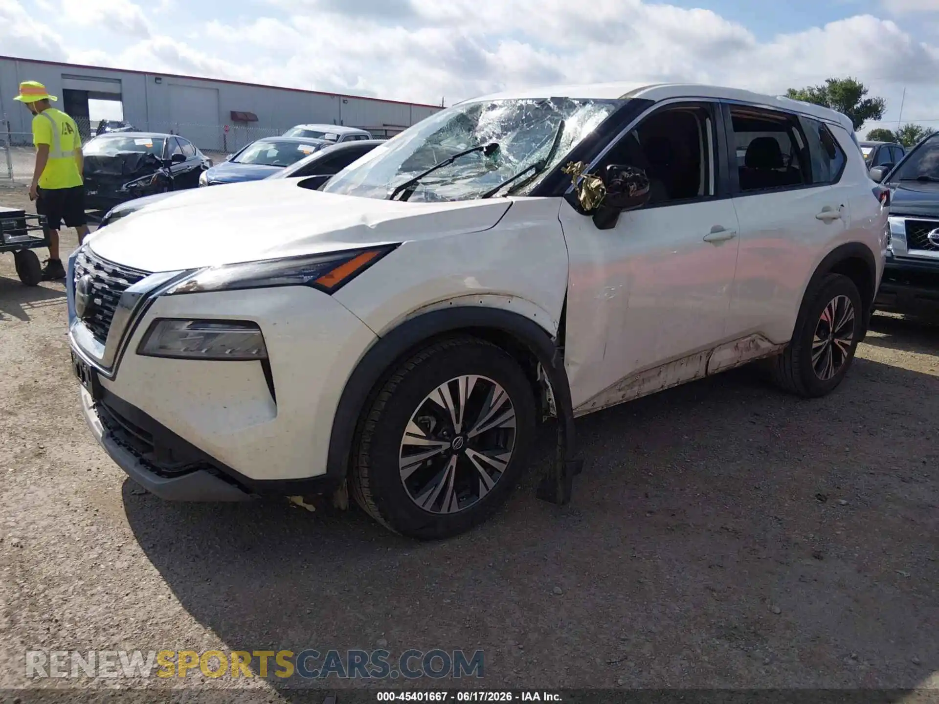 2 Photograph of a damaged car 5N1AT3BA6MC801518 NISSAN ROGUE 2021