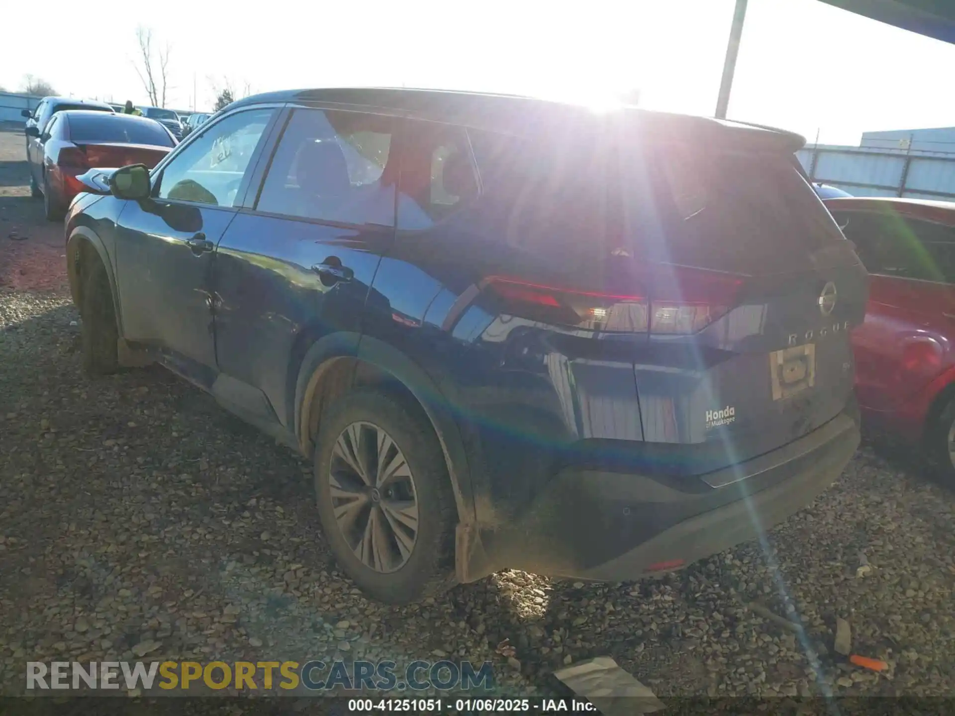 3 Photograph of a damaged car 5N1AT3BA6MC810493 NISSAN ROGUE 2021