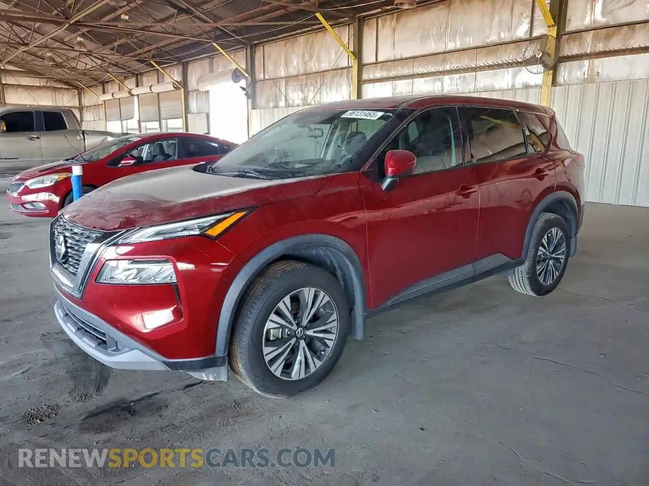 1 Photograph of a damaged car 5N1AT3BA6MC812602 NISSAN ROGUE 2021
