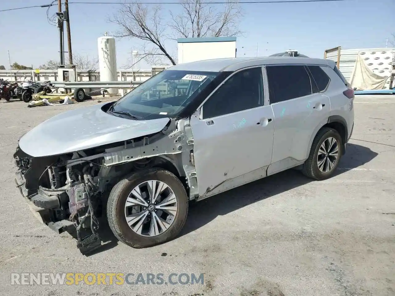 1 Photograph of a damaged car 5N1AT3BA6MC821848 NISSAN ROGUE 2021