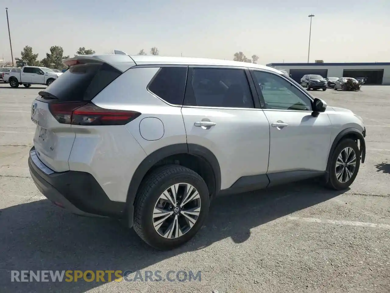 3 Photograph of a damaged car 5N1AT3BA6MC821848 NISSAN ROGUE 2021