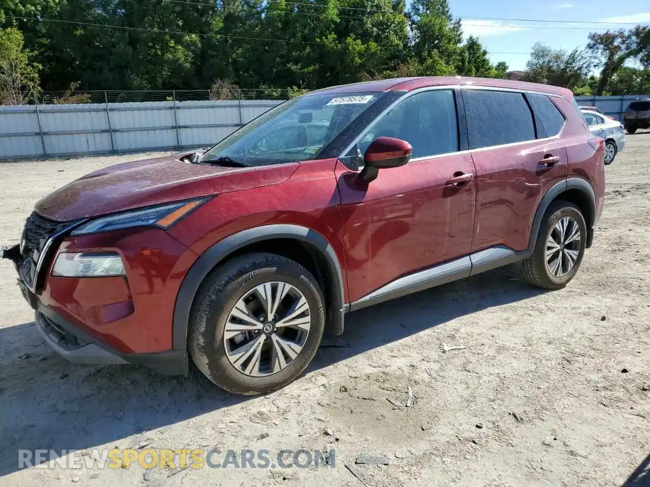 1 Photograph of a damaged car 5N1AT3BA6MC828525 NISSAN ROGUE 2021