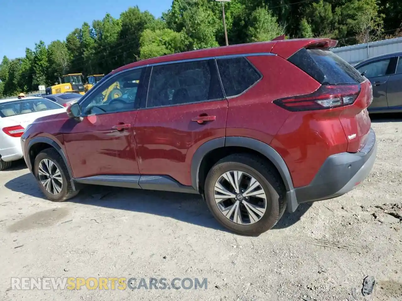 2 Photograph of a damaged car 5N1AT3BA6MC828525 NISSAN ROGUE 2021