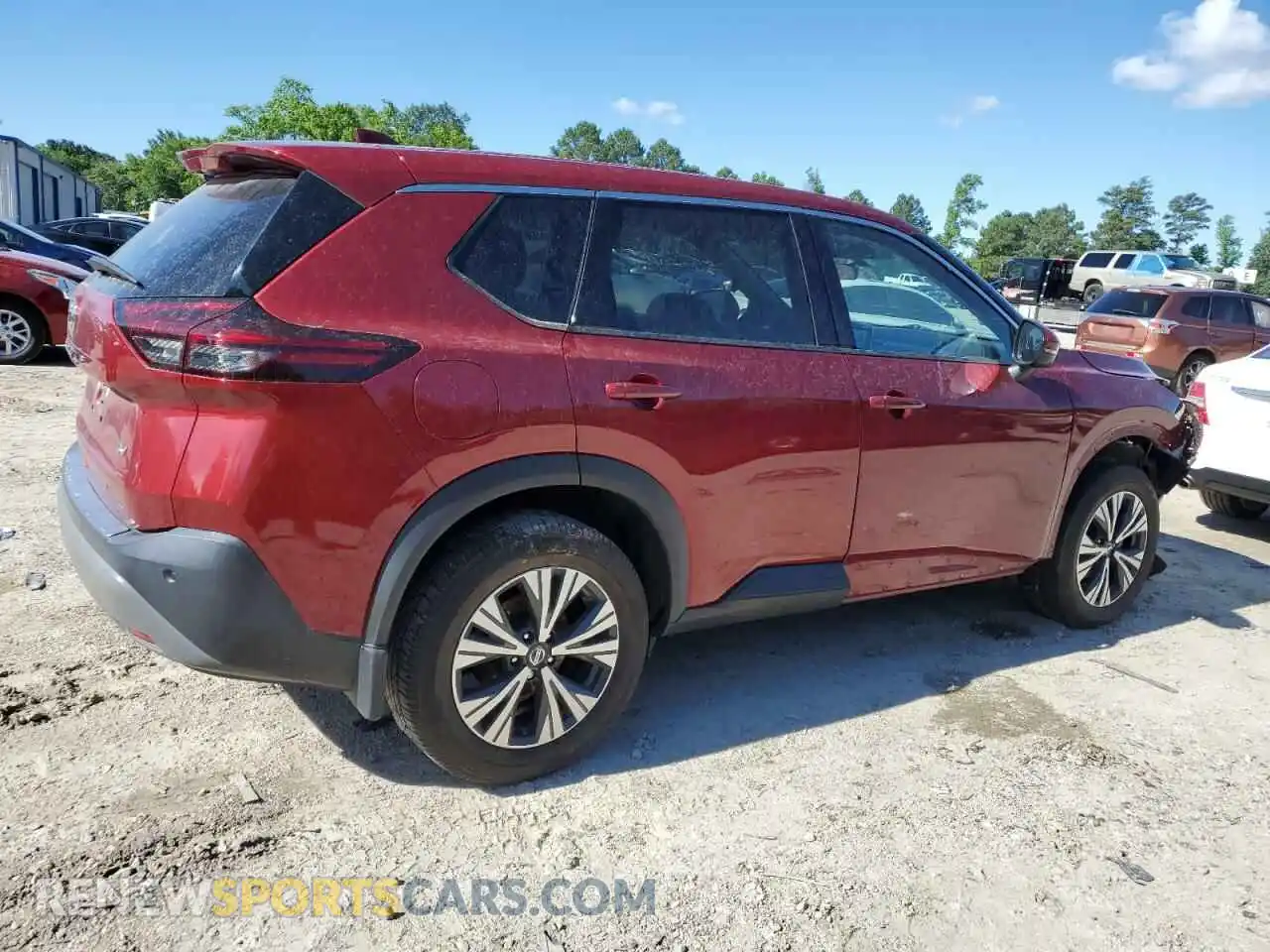 3 Photograph of a damaged car 5N1AT3BA6MC828525 NISSAN ROGUE 2021