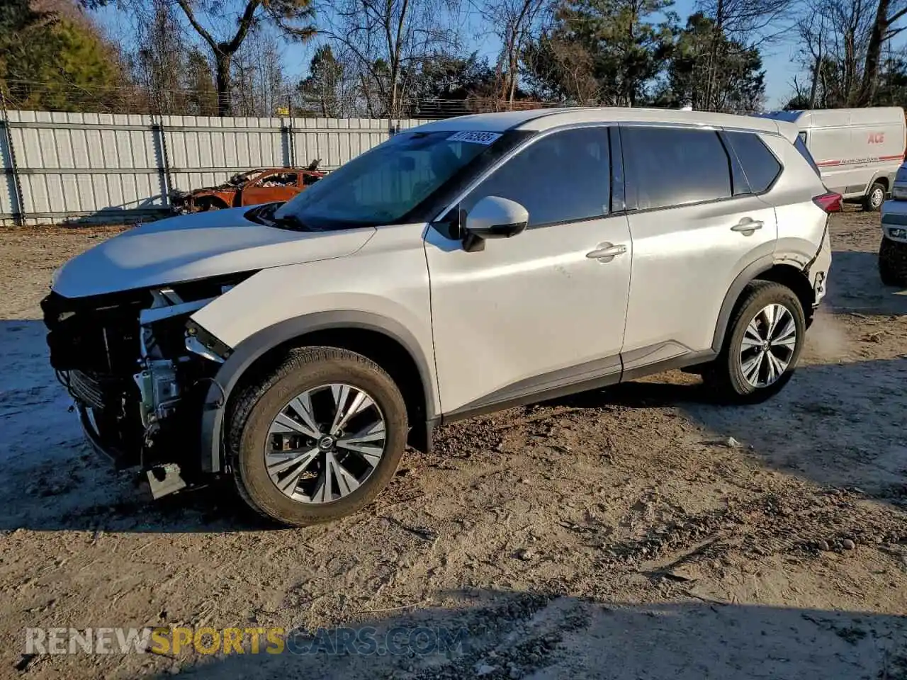 1 Photograph of a damaged car 5N1AT3BA6MC829321 NISSAN ROGUE 2021