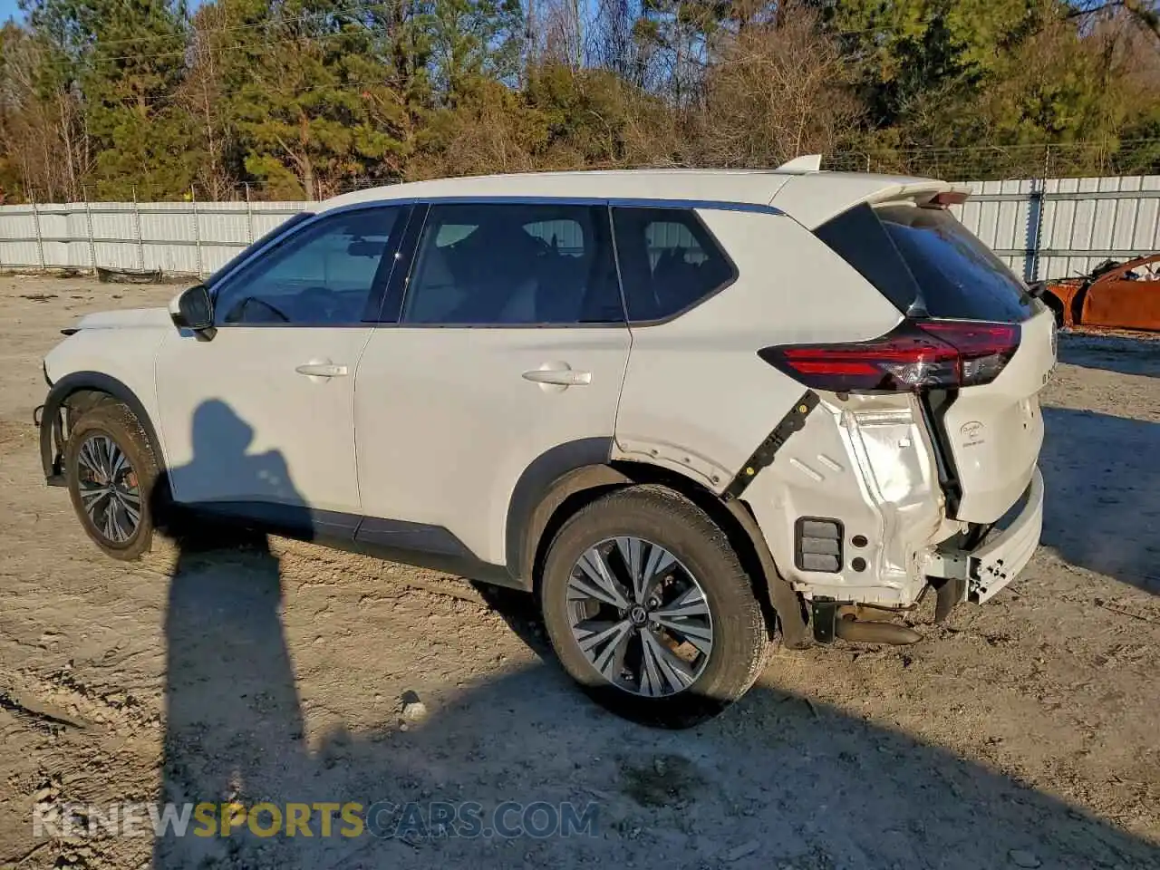 2 Photograph of a damaged car 5N1AT3BA6MC829321 NISSAN ROGUE 2021