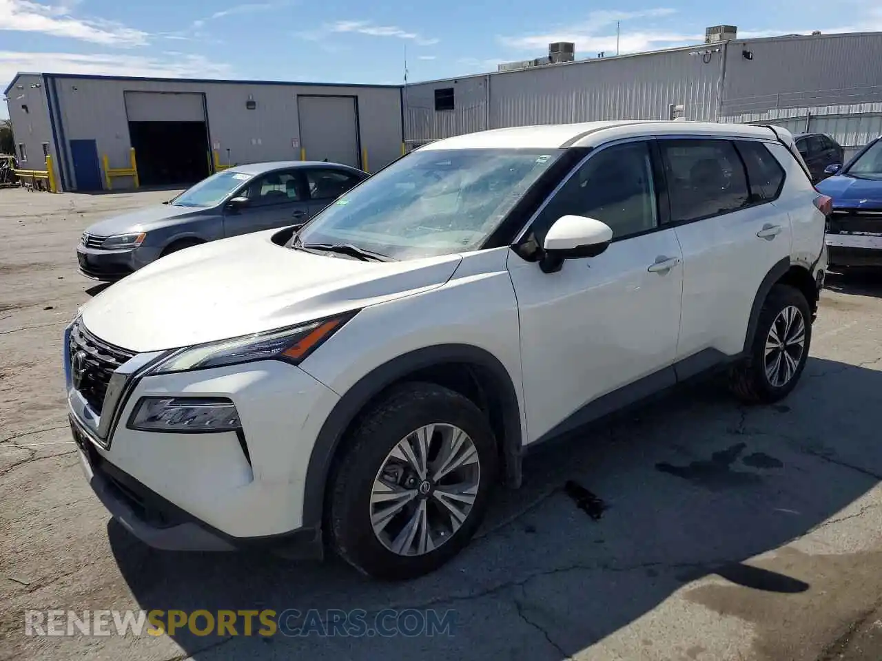 1 Photograph of a damaged car 5N1AT3BA6MC830548 NISSAN ROGUE 2021