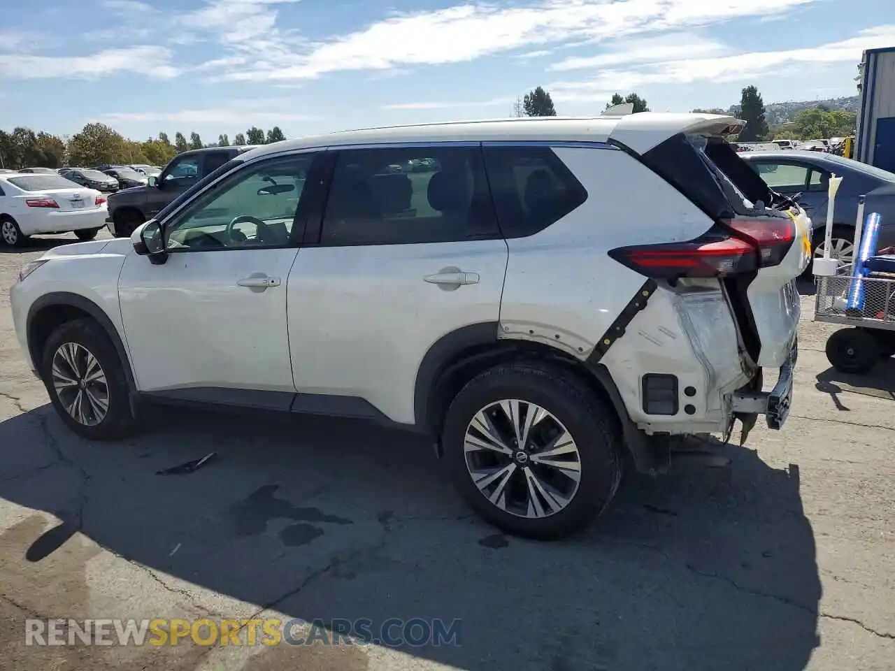 2 Photograph of a damaged car 5N1AT3BA6MC830548 NISSAN ROGUE 2021
