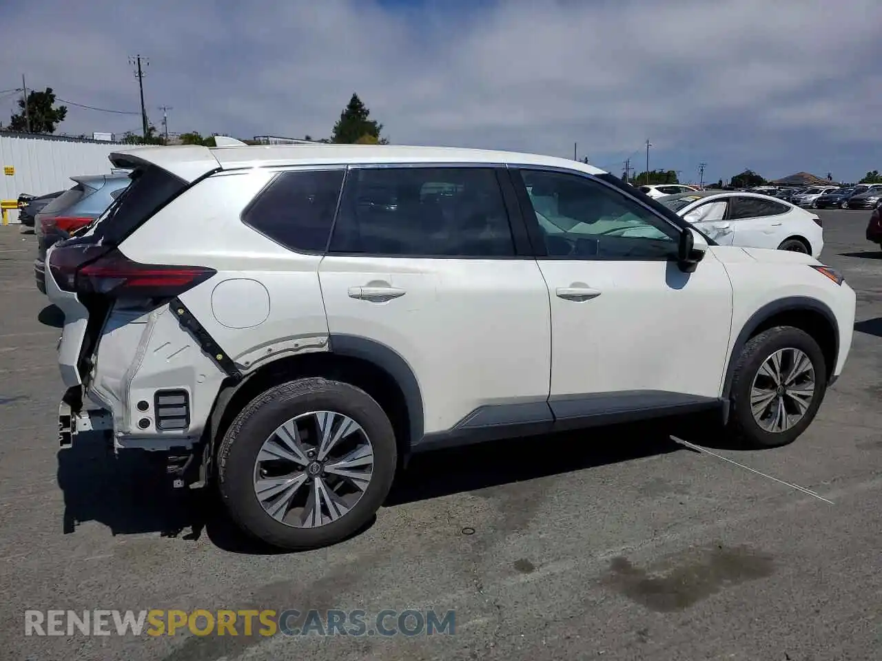 3 Photograph of a damaged car 5N1AT3BA6MC830548 NISSAN ROGUE 2021