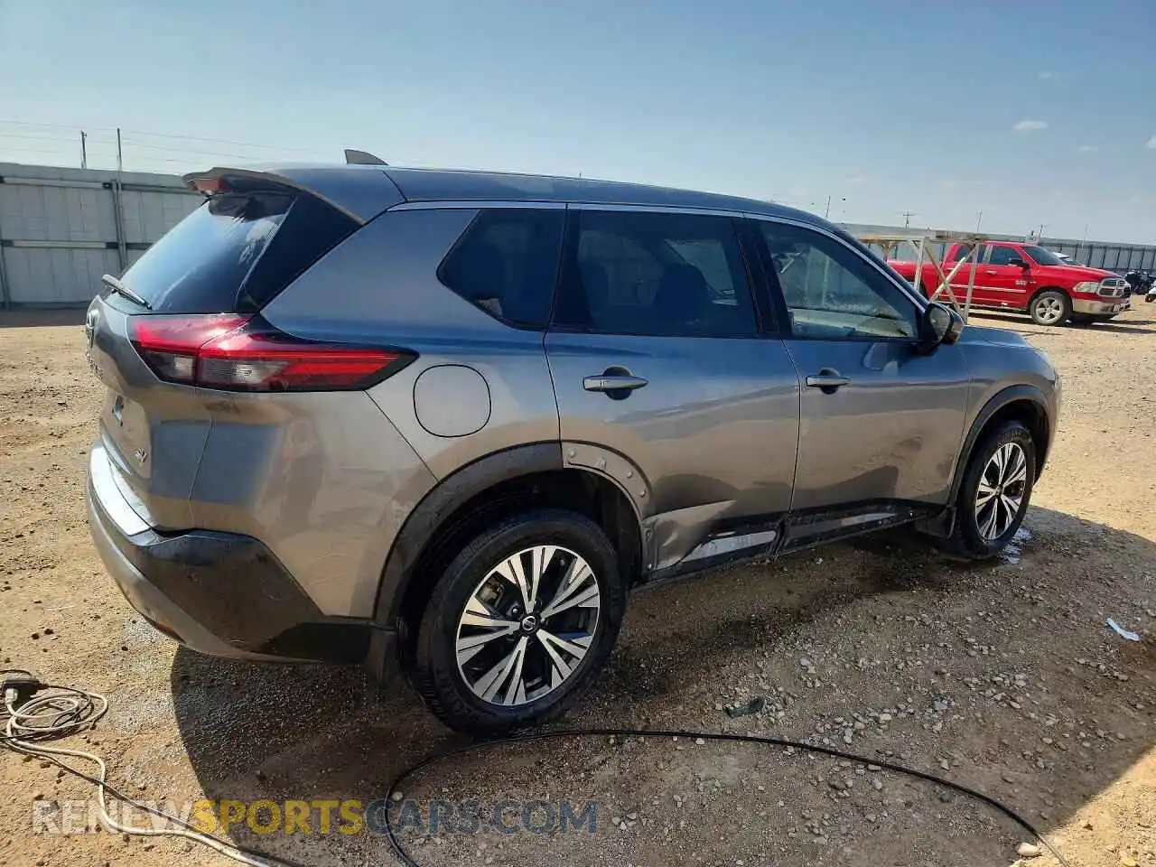 3 Photograph of a damaged car 5N1AT3BA6MC838679 NISSAN ROGUE 2021