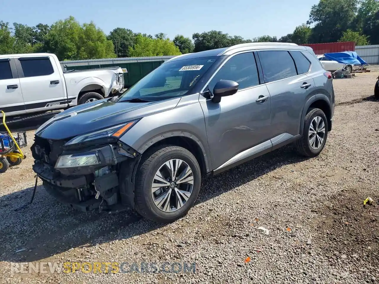 1 fotografías del automóvil dañado 5N1AT3BA6MC844742 NISSAN ROGUE 2021