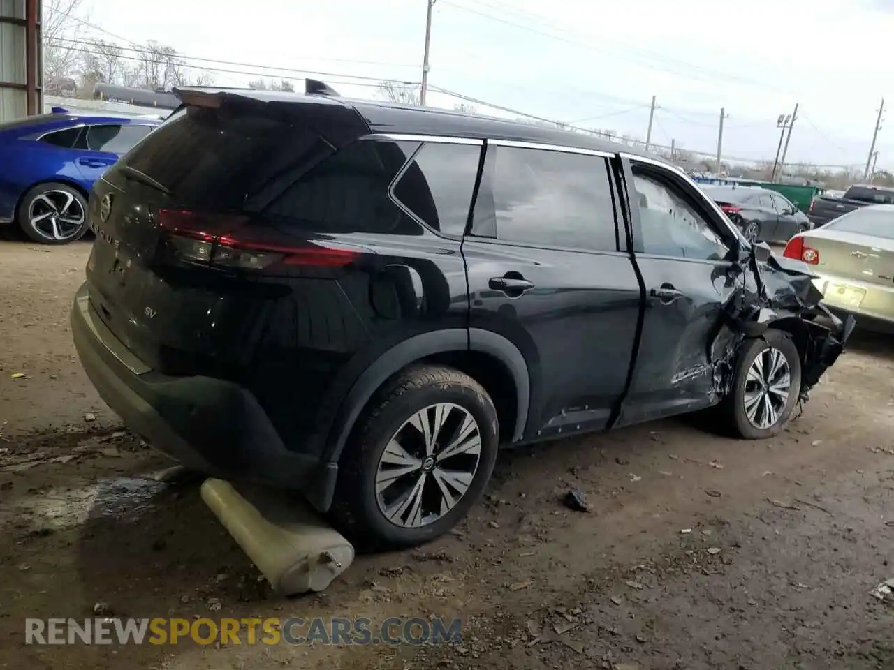 3 Photograph of a damaged car 5N1AT3BA6MC848547 NISSAN ROGUE 2021