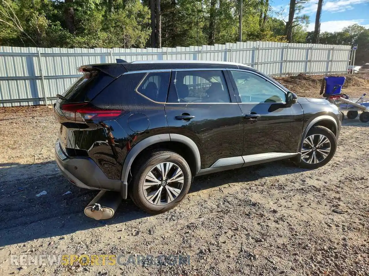 3 fotografías del automóvil dañado 5N1AT3BA6MC849584 NISSAN ROGUE 2021