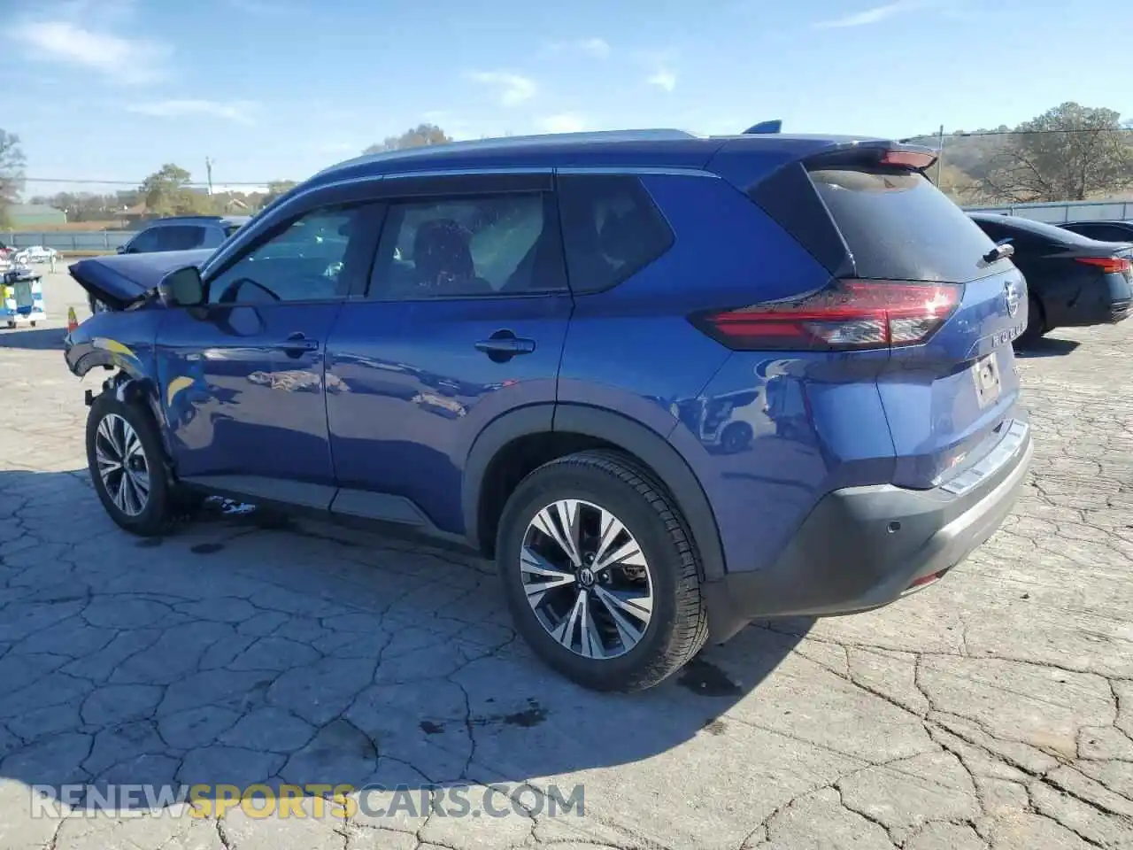 2 Photograph of a damaged car 5N1AT3BA7MC683558 NISSAN ROGUE 2021