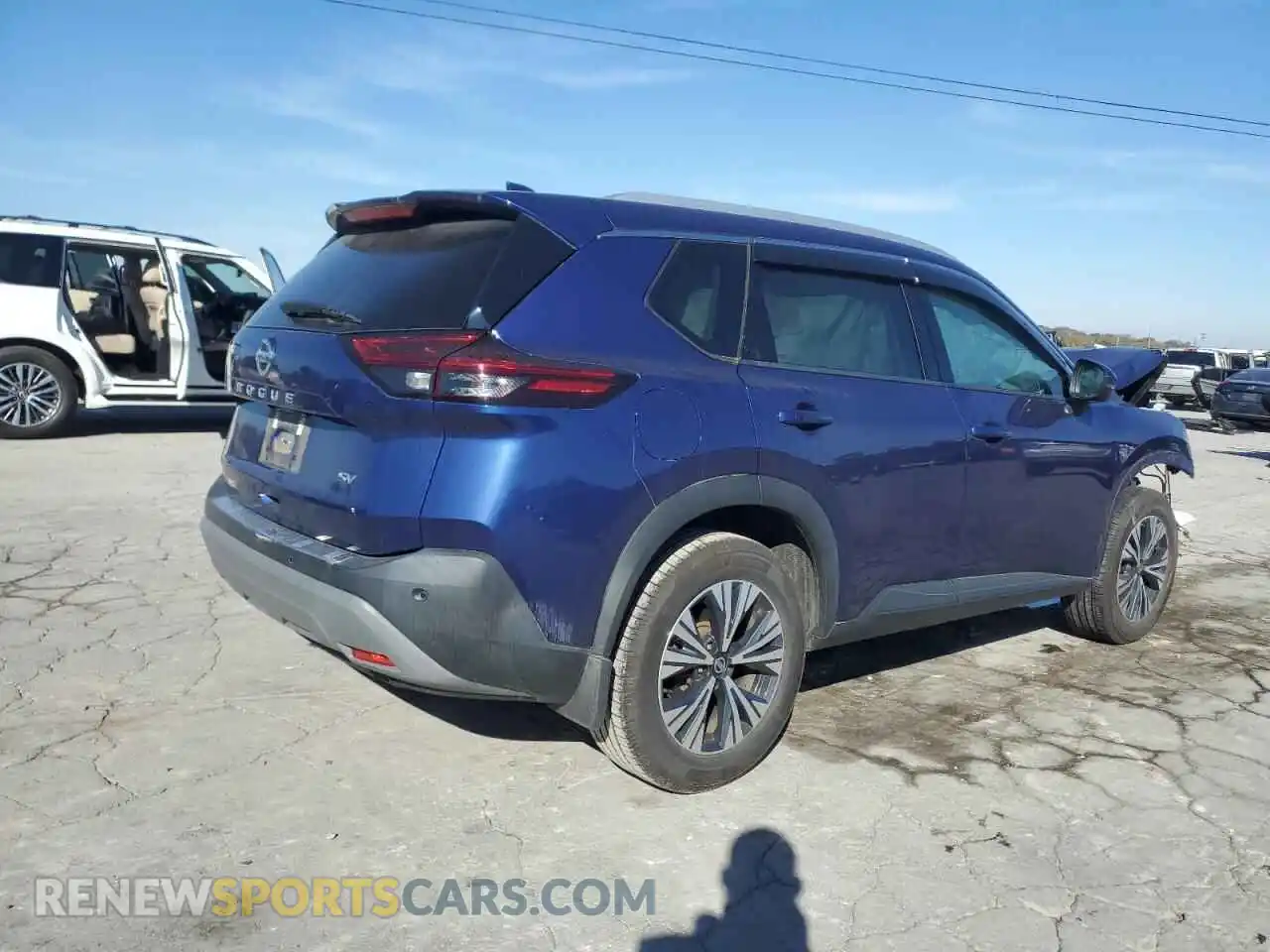 3 Photograph of a damaged car 5N1AT3BA7MC683558 NISSAN ROGUE 2021