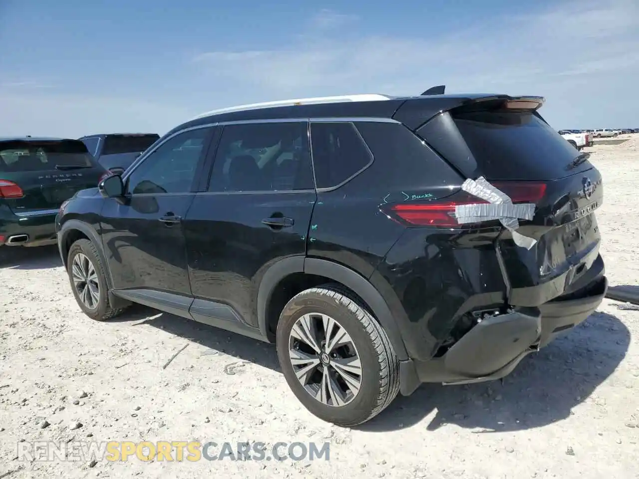 2 Photograph of a damaged car 5N1AT3BA7MC686668 NISSAN ROGUE 2021