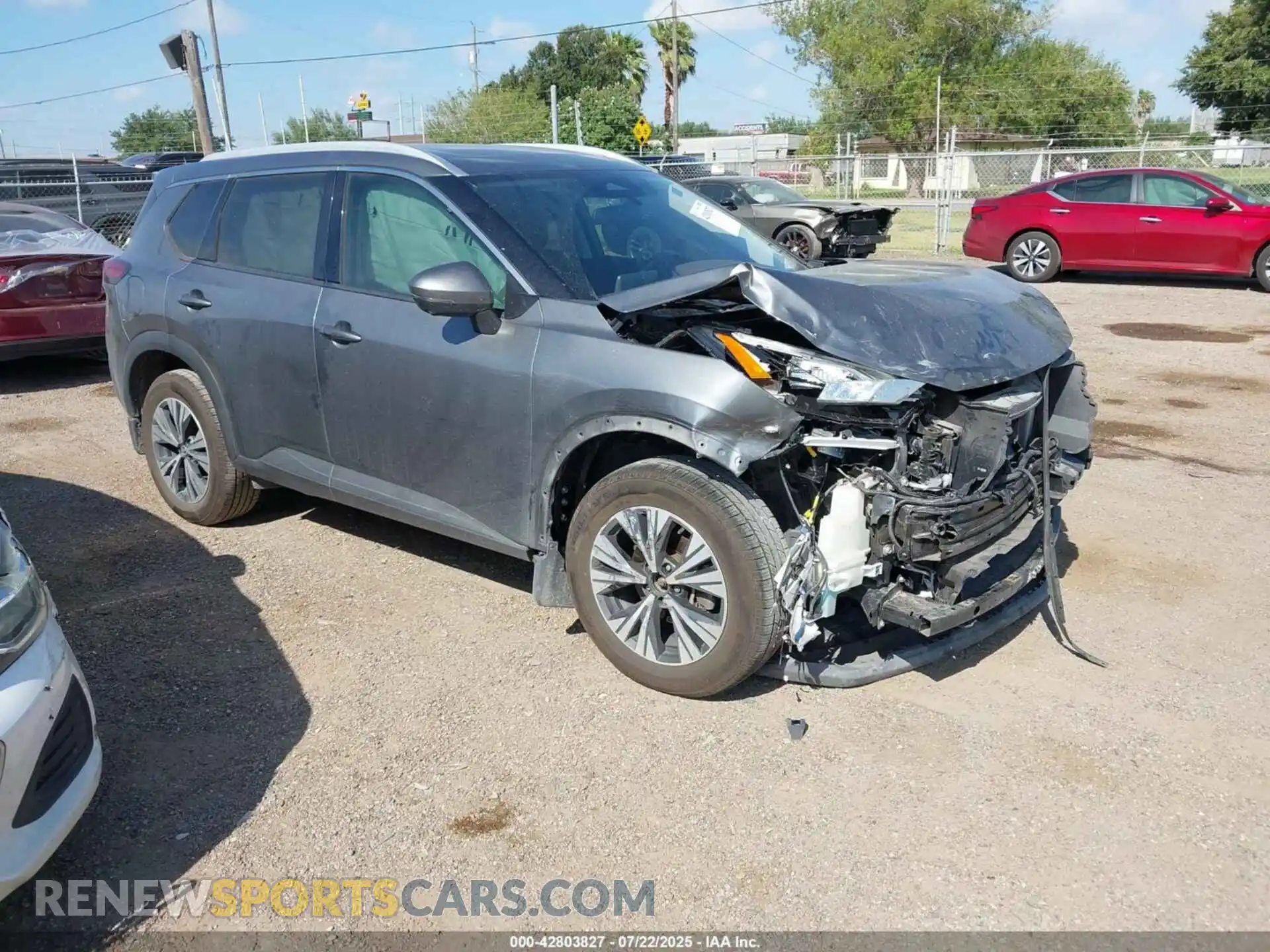 1 Photograph of a damaged car 5N1AT3BA7MC692339 NISSAN ROGUE 2021