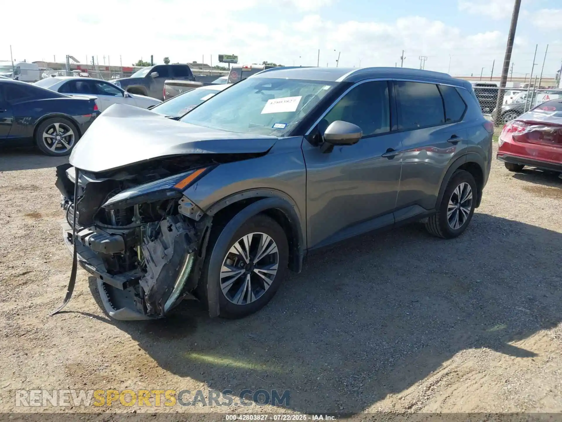 2 Photograph of a damaged car 5N1AT3BA7MC692339 NISSAN ROGUE 2021