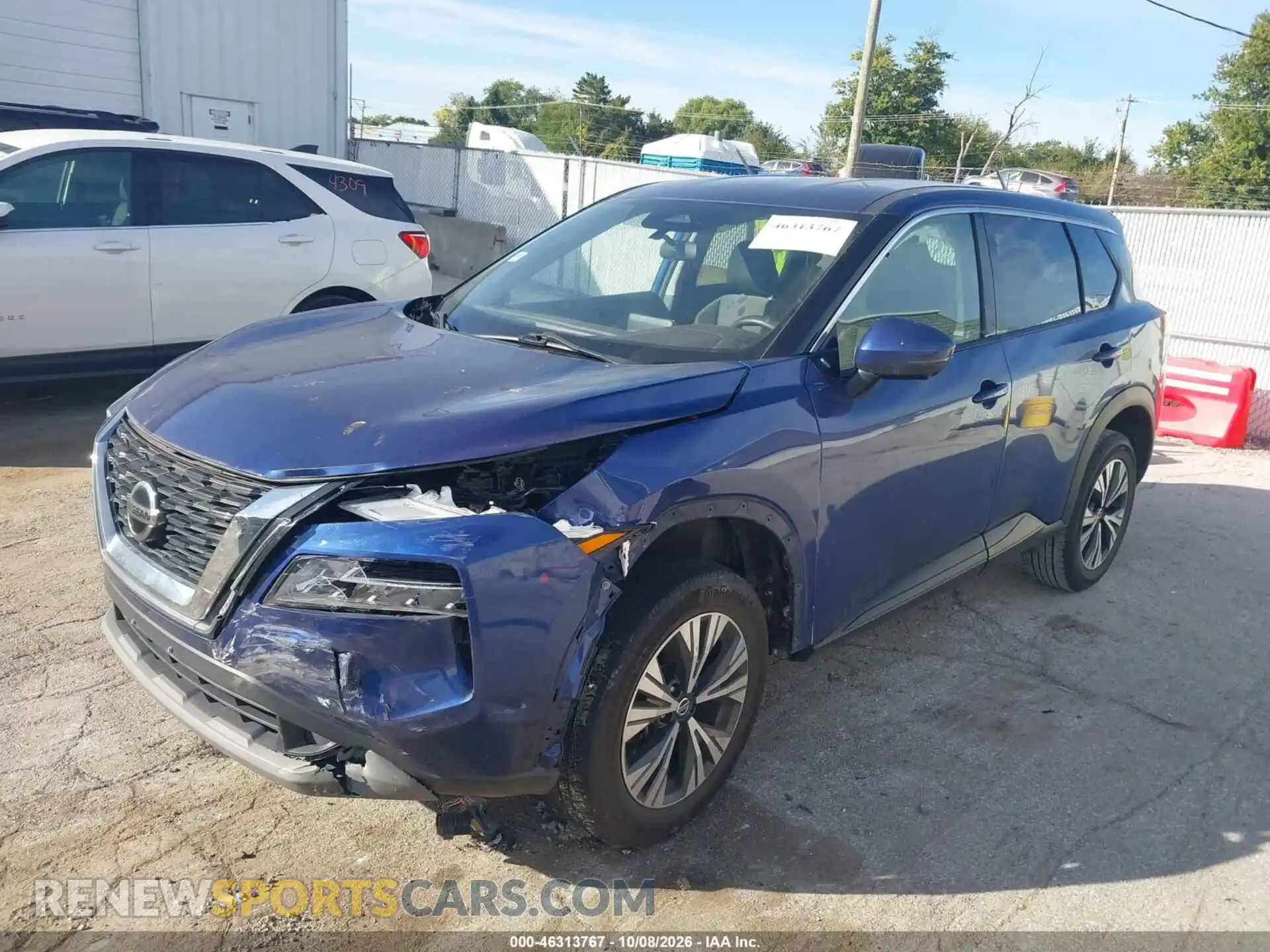 2 Photograph of a damaged car 5N1AT3BA7MC732578 NISSAN ROGUE 2021