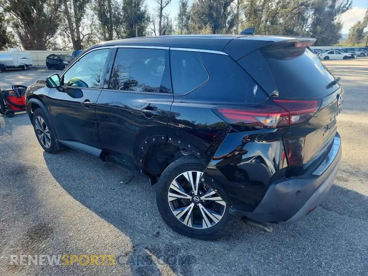 2 Photograph of a damaged car 5N1AT3BA7MC754340 NISSAN ROGUE 2021
