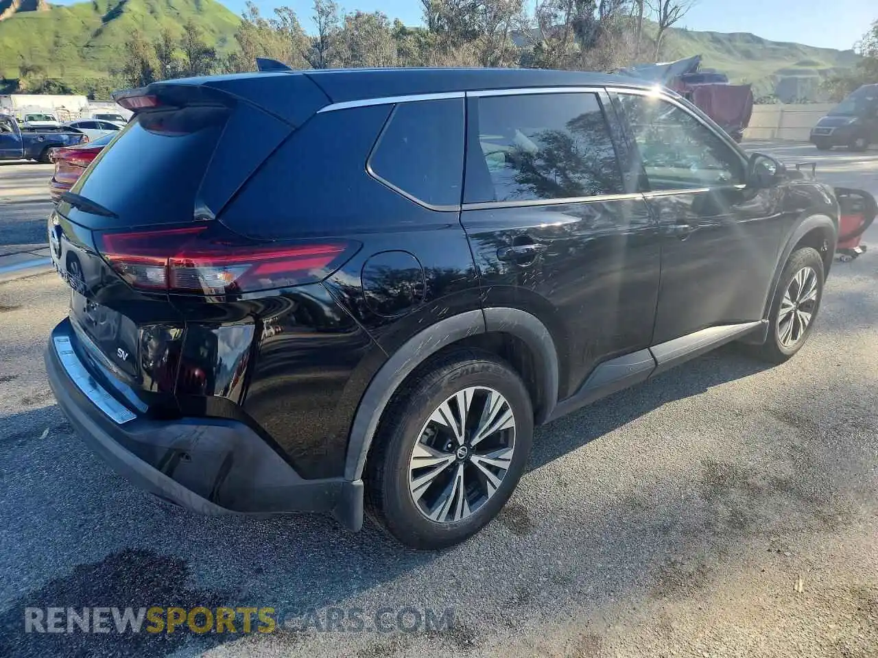 3 Photograph of a damaged car 5N1AT3BA7MC754340 NISSAN ROGUE 2021