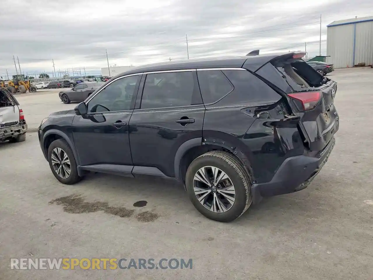 2 Photograph of a damaged car 5N1AT3BA7MC800281 NISSAN ROGUE 2021