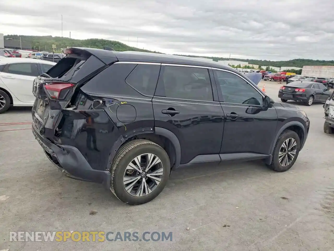 3 Photograph of a damaged car 5N1AT3BA7MC800281 NISSAN ROGUE 2021