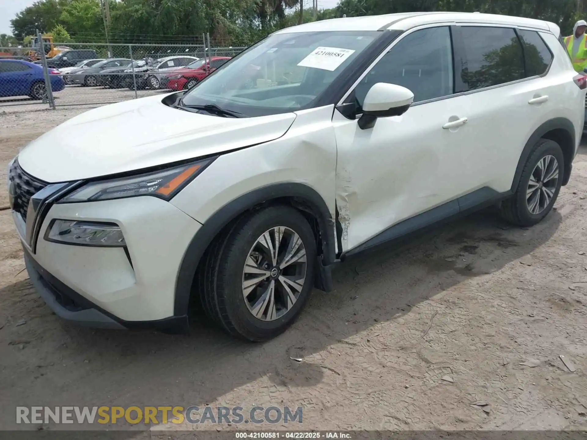 2 Photograph of a damaged car 5N1AT3BA7MC848167 NISSAN ROGUE 2021